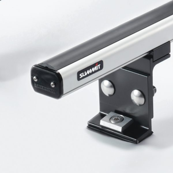 Summit Commercial 100% Aluminium Fixed Point Roof Bars, 1.3m, Set of 3 – See Applications